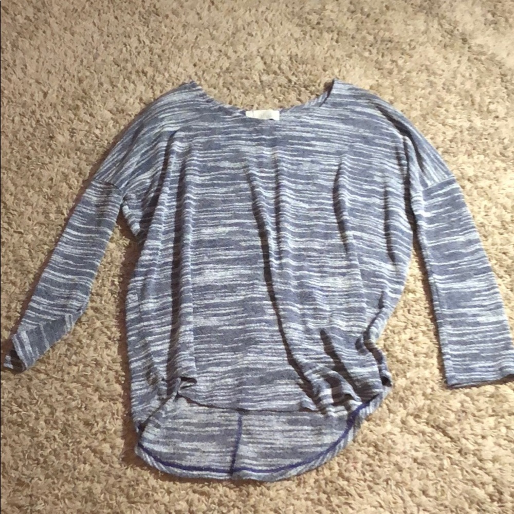 Long sleeve purple shirt